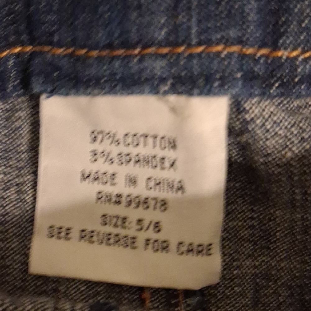 Hydraulic Dark Blue Denim Overall Skrt - Picture 5 of 5
